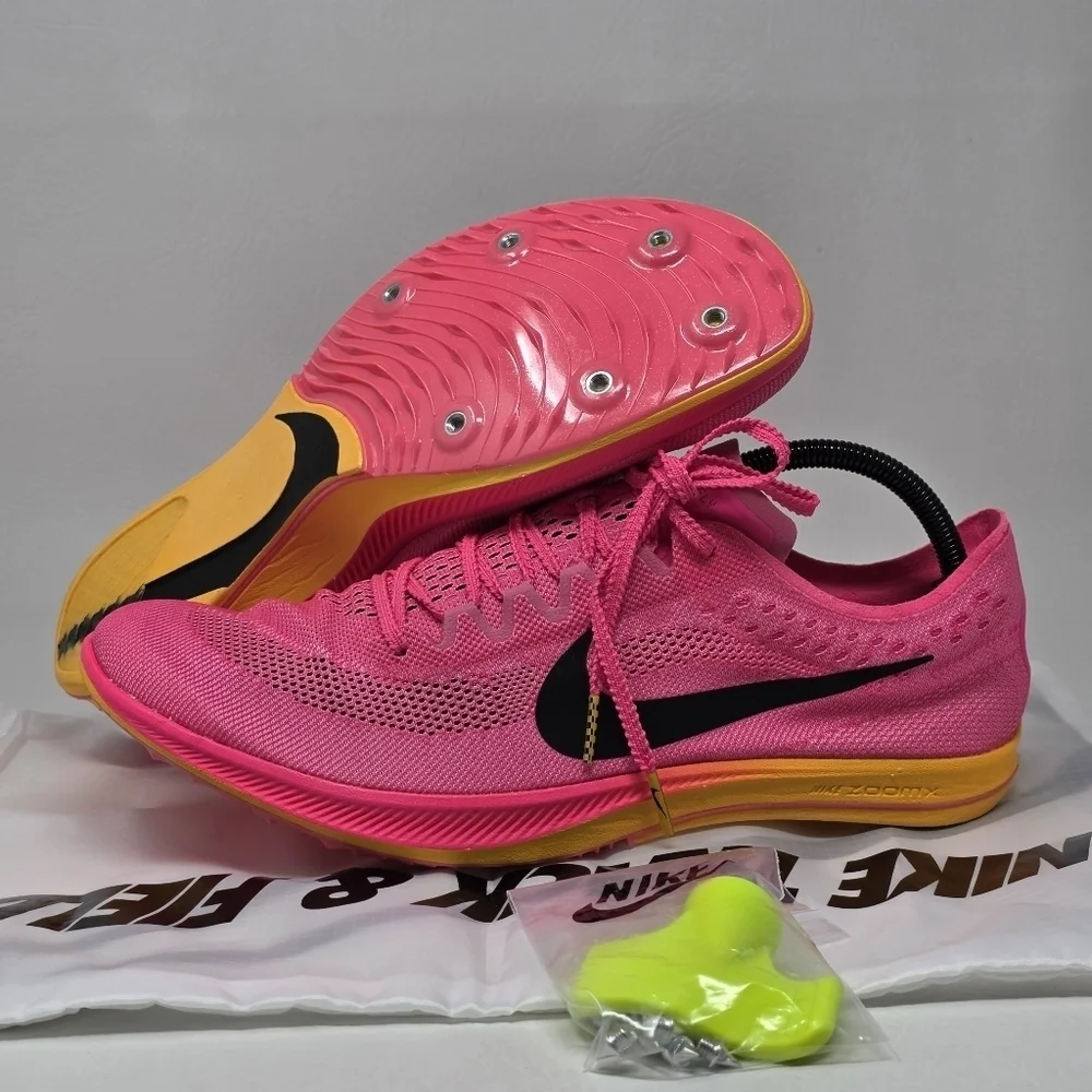 Nike ZoomX Dragonfly Mens Hyper Pink Track Field Spikes CV0400-600 Size 11.5 New